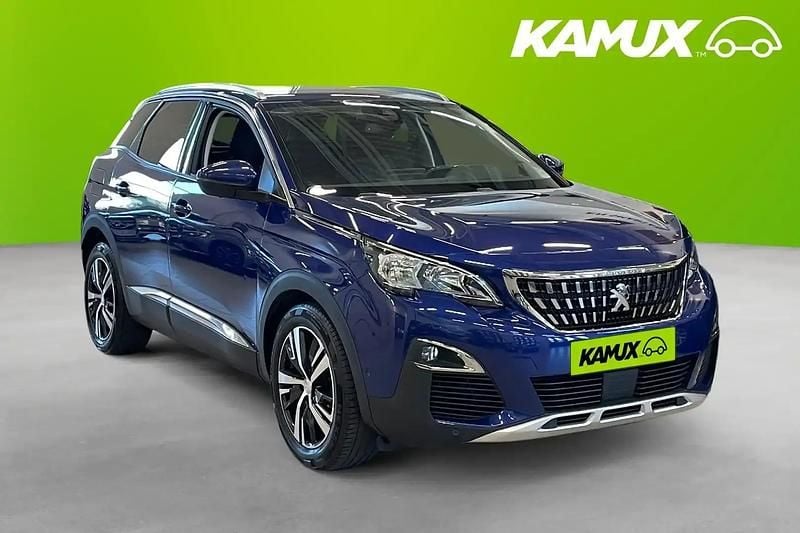 Blå Begagnad 2017 Peugeot 3008 Allure SUV | 158 900 kr (Marknadspris) - Bild 1/4