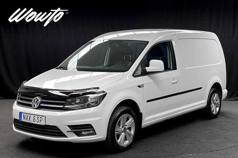 Vit Begagnad 2019 VW Caddy Maxi Minibuss | 229 800 kr (Marknadspris) - Bild 1/3