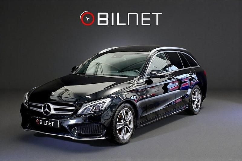 Begagnad Mercedes C220 AMG 170 HK (125 kW) 2018 Svart Kombi