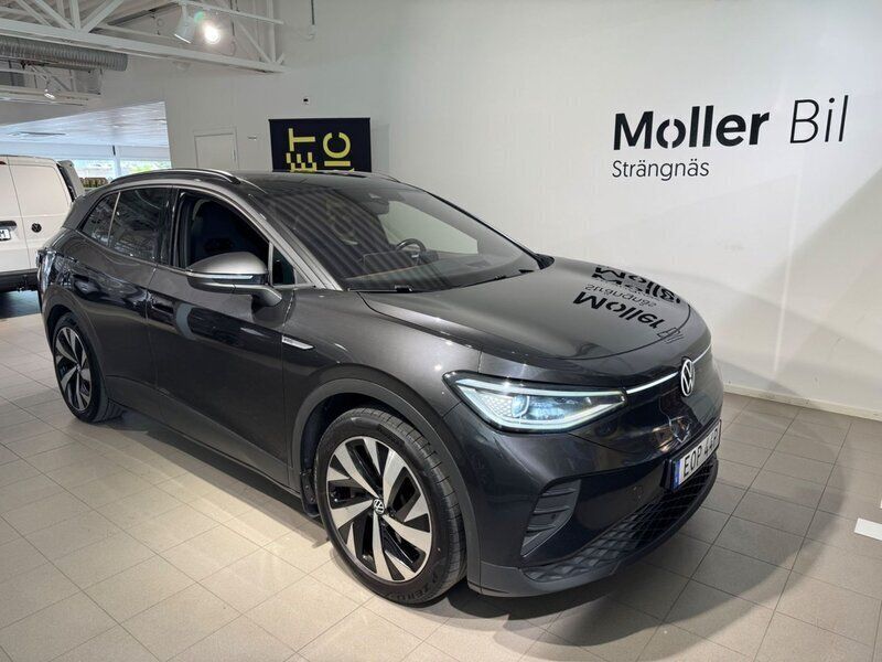 Mörkgrå (grå) Begagnad 2021 VW ID.4 Pro SUV | 254 900 kr - Bild 1/3