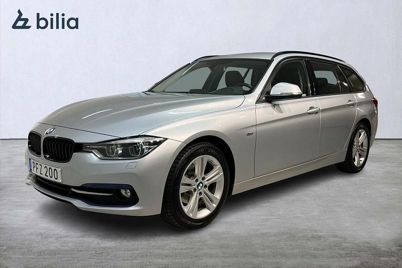 Silver Begagnad 2017 BMW 318 Sport Line Kombi | 138 800 kr (Marknadspris) - Bild 1/4