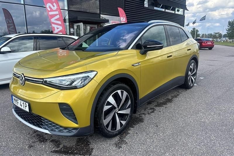 Gul Begagnad 2021 VW ID.4 Pro Performance SUV | 259 900 kr (Superpris) - Bild 1/4