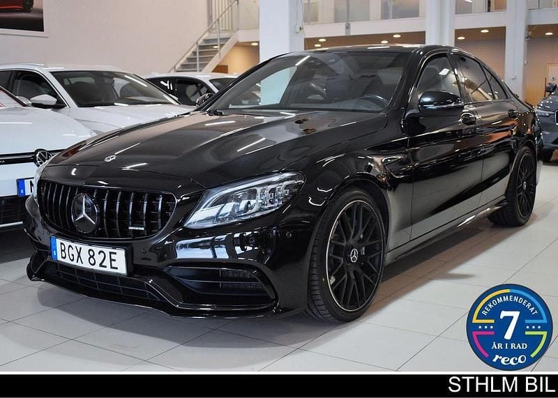 Svart Begagnad 2019 Mercedes C63 AMG AMG Sedan | 649 000 kr - Bild 1/4