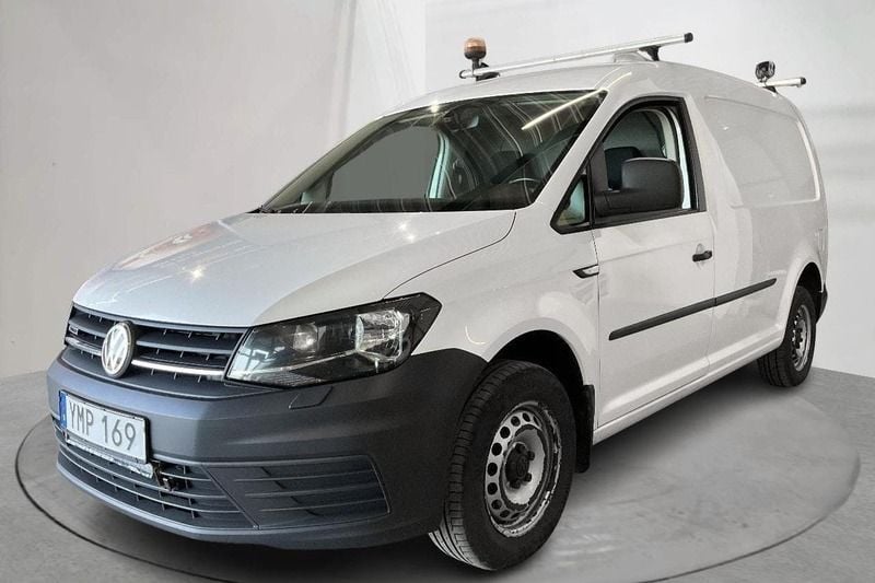 Vit Begagnad 2018 VW Caddy Minibuss | 80 000 kr - Bild 1/4