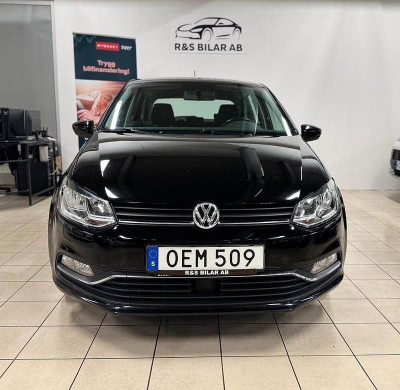 Begagnad VW Polo 90 HK (66 kW) 2017 Svart