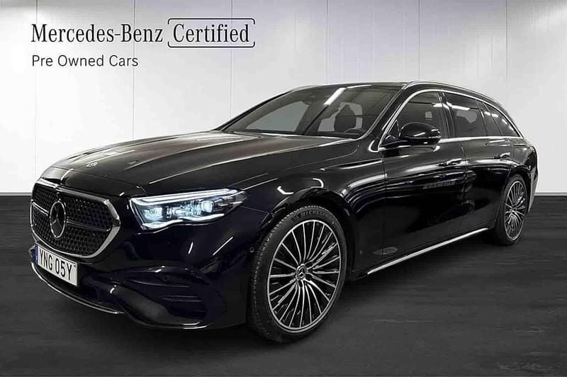 Svart Begagnad 2024 Mercedes E300 Kombi | 594 900 kr (Bra pris) - Bild 1/1