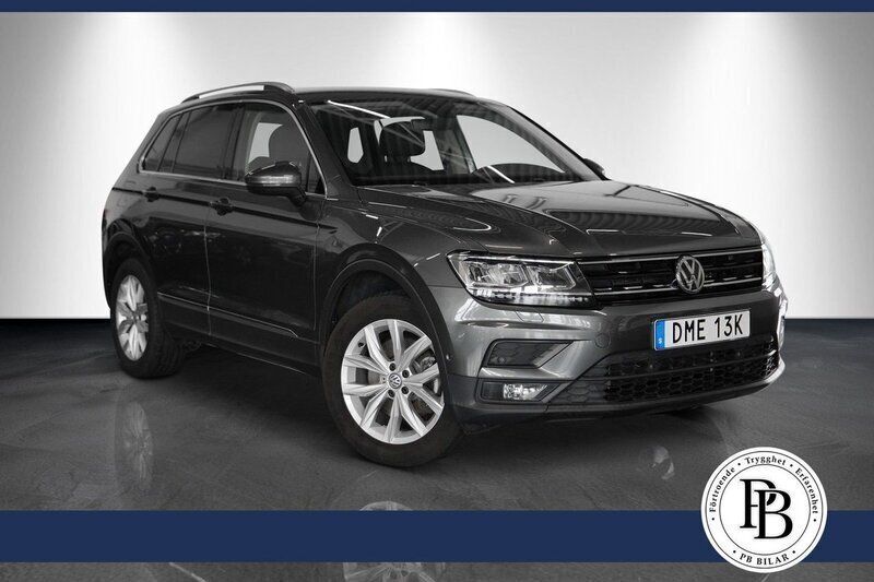 Mörkgrå Begagnad 2019 VW Tiguan SUV | 234 900 kr (Marknadspris) - Bild 1/3