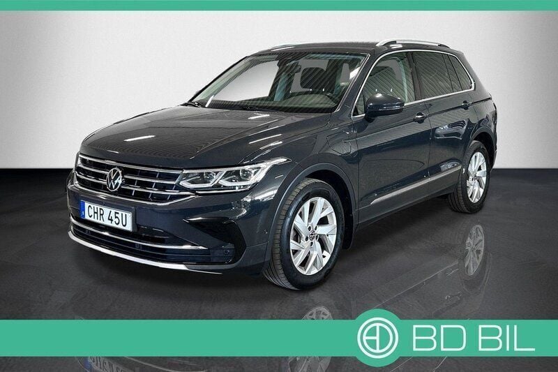 Grå Begagnad 2021 VW Tiguan Elegance SUV | 279 900 kr (Bra pris) - Bild 1/3