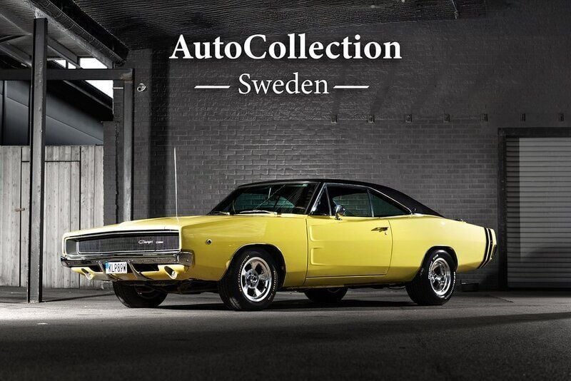 Gul Begagnad 1968 Dodge Charger Sedan | 789 900 kr - Bild 1/4