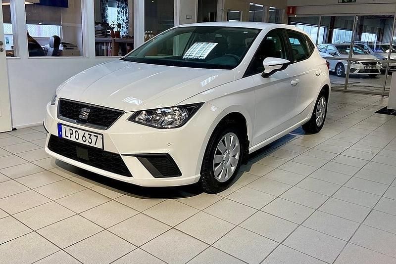 Begagnad Seat Ibiza Style 90 HK (66 kW) 2020 Vit Halvkombi