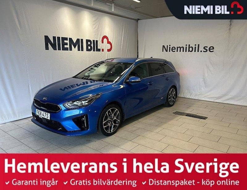 Blå Begagnad 2019 Kia Ceed Sportswagon GT-Line Kombi | 209 900 kr (Lite dyr) - Bild 1/3