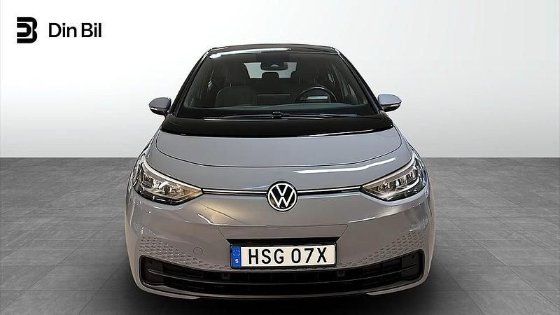 Begagnad VW ID.3 Pro 150 kW (204 HK) 2020 Grå Halvkombi