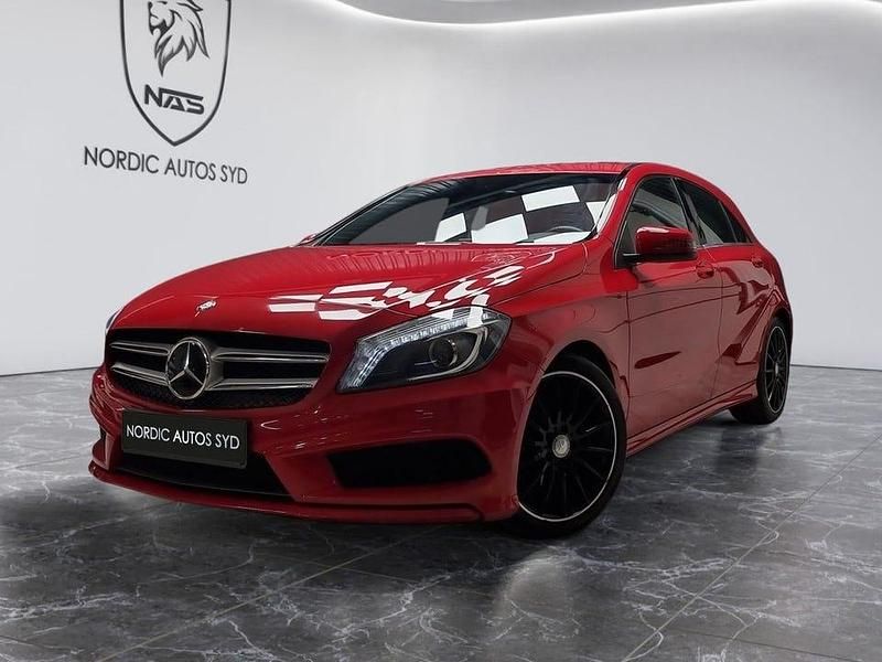 Röd Begagnad 2014 Mercedes A180 AMG line Halvkombi | 149 900 kr (Marknadspris) - Bild 1/4
