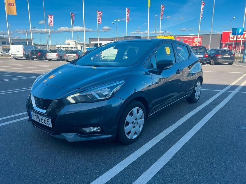Mörkgrå (grå) Begagnad 2017 Nissan Micra Halvkombi | 66 500 kr - Bild 1/4