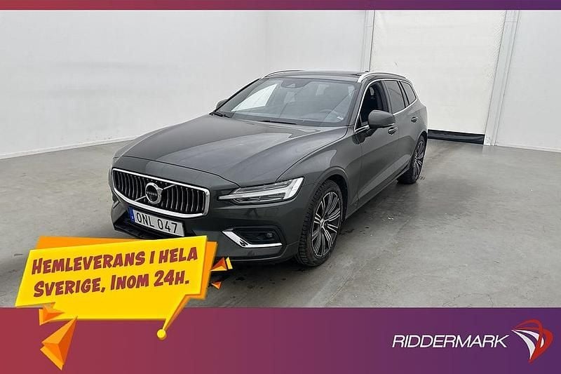Mörkgrå (mgrå) Begagnad 2018 Volvo V60 Inscription Kombi | 328 900 kr (Dyr) - Bild 1/3