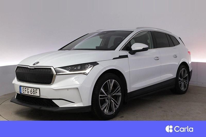 Vit Begagnad 2022 Skoda Enyaq iV SUV | 359 900 kr (Marknadspris) - Bild 1/4