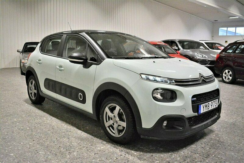 Begagnad Citroën C3 82 HK (60 kW) 2017 Grön Halvkombi