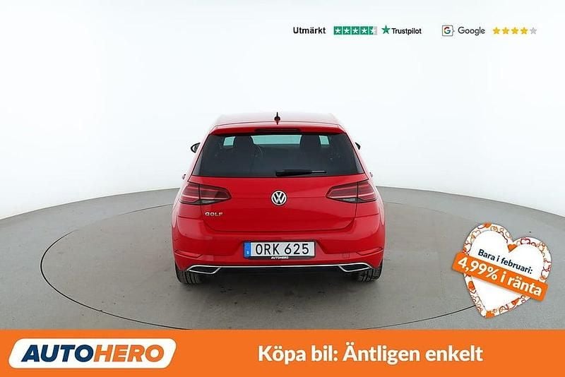 Begagnad VW Golf VII 151 HK (111 kW) 2018 Röd Halvkombi