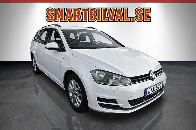 Begagnad VW Golf VII 110 HK (80 kW) 2015 Vit Kombi