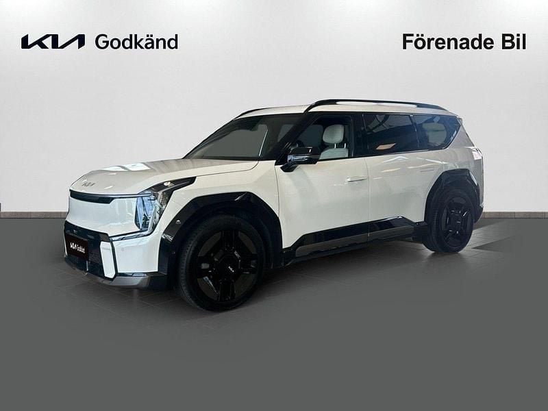 Vit Begagnad 2024 Kia EV9 GT-Line SUV | 799 000 kr (Lite dyr) - Bild 1/4