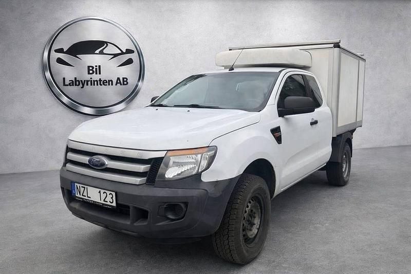 Vit Begagnad 2013 Ford Ranger Pickup | 89 900 kr (Superpris) - Bild 1/4