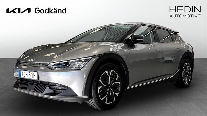 Grå (silver) Begagnad 2022 Kia EV6 SUV | 409 900 kr - Bild 1/4
