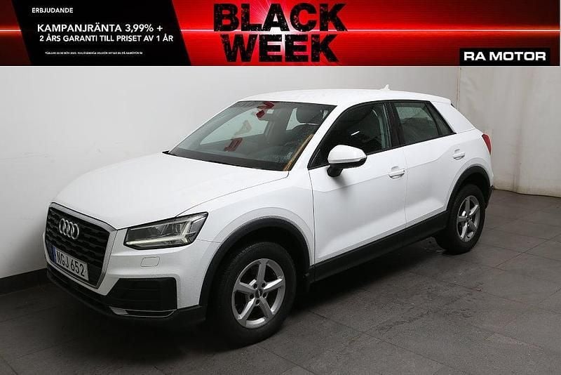 Vit Begagnad 2018 Audi Q2 Proline SUV | 148 800 kr (Marknadspris) - Bild 1/3