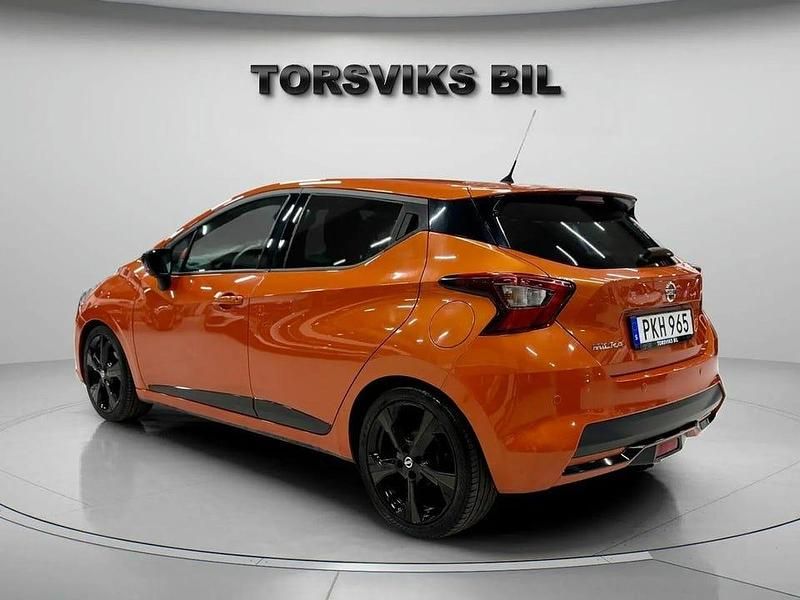 Begagnad Nissan Micra 360º 90 HK (66 kW) 2017 Orange Halvkombi