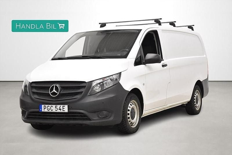 Vit Begagnad 2021 Mercedes Vito Van | 199 900 kr (Marknadspris) - Bild 1/4