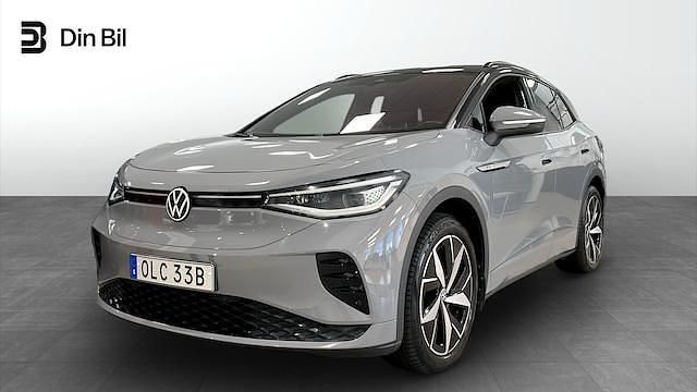 Grå (moonstone grey) Begagnad 2021 VW ID.4 GTX SUV | 364 900 kr (Marknadspris) - Bild 1/4