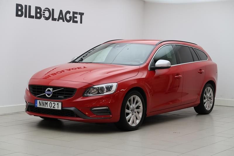 Röd Begagnad 2014 Volvo V60 Business Edition Kombi | 144 800 kr (Marknadspris) - Bild 1/4