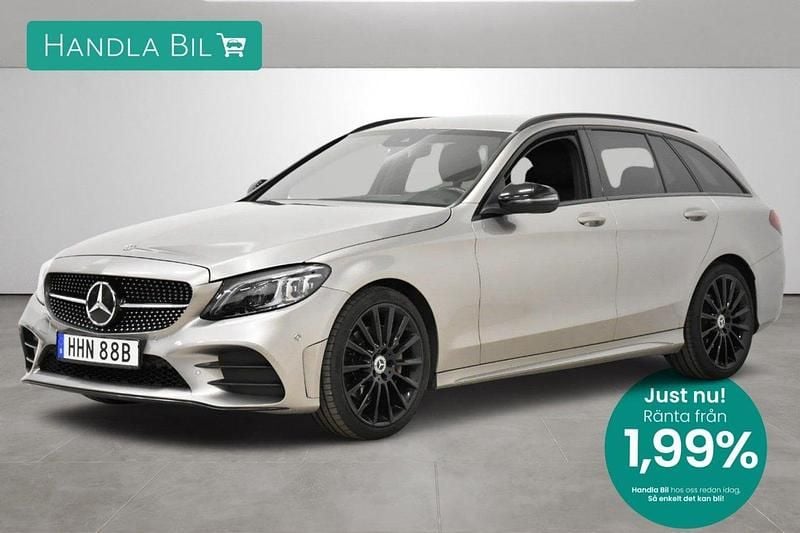 Silver Begagnad 2019 Mercedes C220 AMG Kombi | 299 900 kr (Marknadspris) - Bild 1/3
