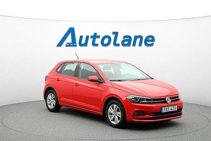 Röd Begagnad 2019 VW Polo Halvkombi | 119 900 kr (Marknadspris) - Bild 1/4