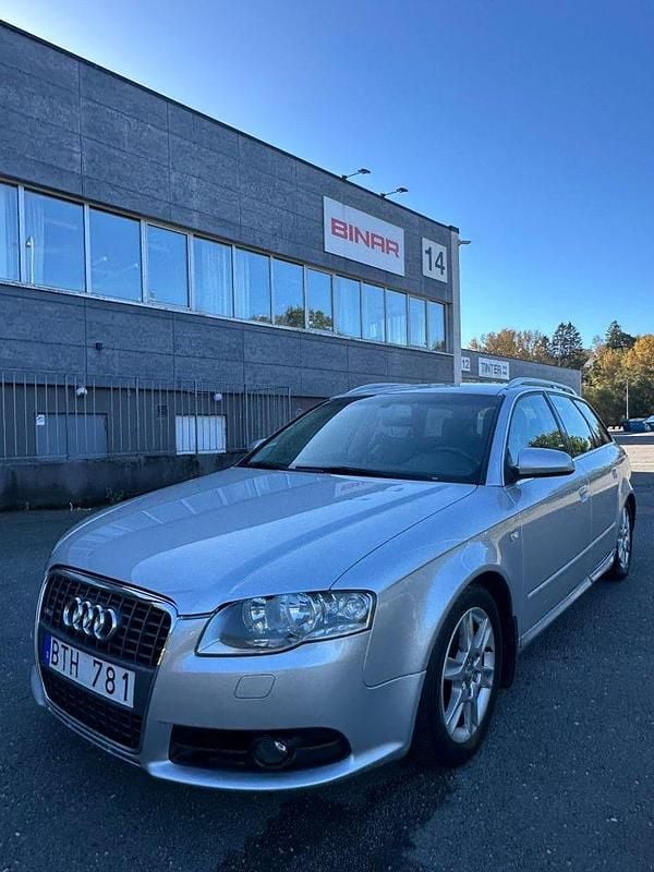 Silver Begagnad 2007 Audi A4 S-Line Kombi | 39 900 kr (Marknadspris) - Bild 1/4
