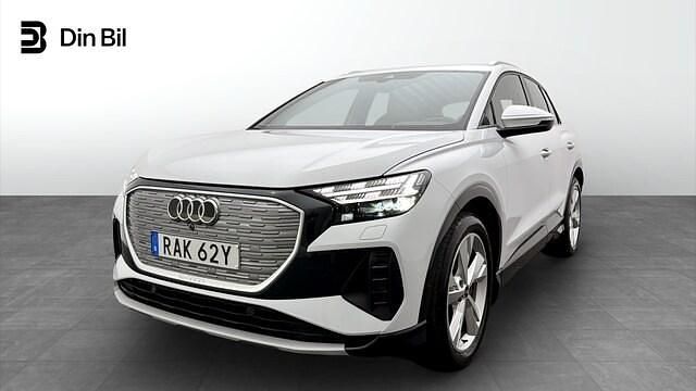 Glaciärvit metallic Begagnad 2023 Audi Q4 e-tron SUV | 449 000 kr (Lite dyr) - Bild 1/4