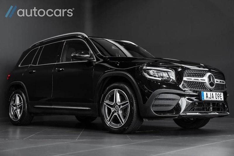 Svart Begagnad 2022 Mercedes GLB200 AMG SUV | 418 750 kr (Dyr) - Bild 1/4