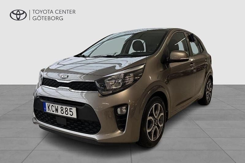 Grå Begagnad 2018 Kia Picanto Advance Halvkombi | 109 900 kr (Marknadspris) - Bild 1/4