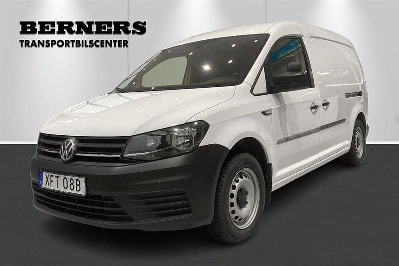 Vit Begagnad 2020 VW Caddy Maxi Minibuss | 209 900 kr (Marknadspris) - Bild 1/4