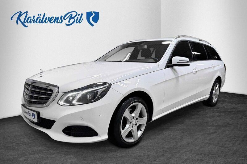 Vit Begagnad 2013 Mercedes E220 Classic Kombi | 159 900 kr (Marknadspris) - Bild 1/4