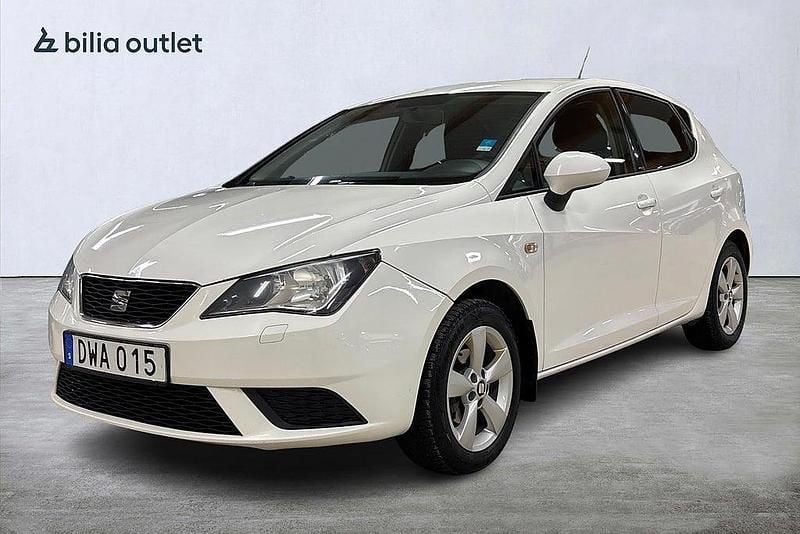 Vit Begagnad 2014 Seat Ibiza Halvkombi | 44 900 kr (Lite dyr) - Bild 1/4