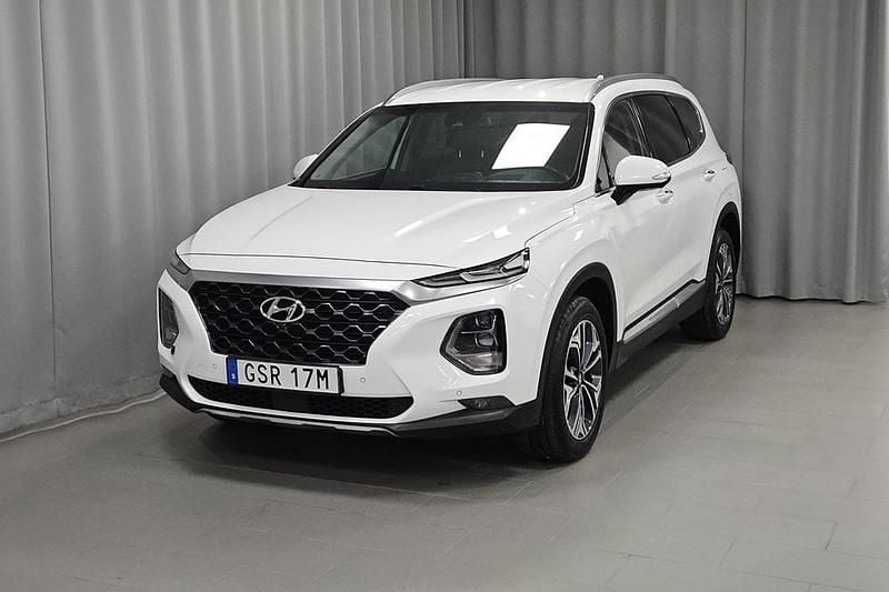 Begagnad Hyundai Santa Fe 203 HK (149 kW) 2020 Vit SUV