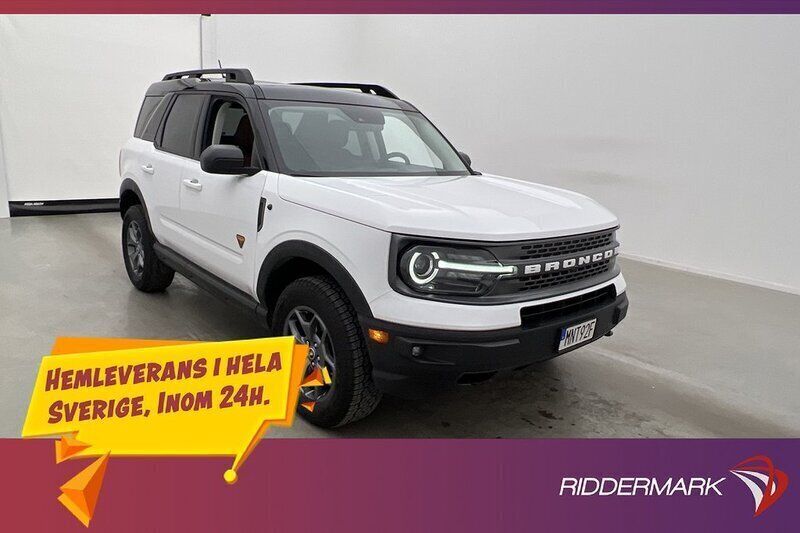 Vit Begagnad 2021 Ford Bronco Sport SUV | 449 800 kr - Bild 1/3