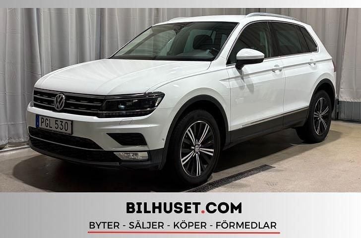 Vit Begagnad 2017 VW Tiguan GT SUV | 189 000 kr (Superpris) - Bild 1/4