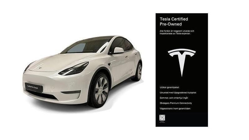 Begagnad Tesla Model Y Long Range AWD 378 kW (514 HK) 2021 Vit SUV
