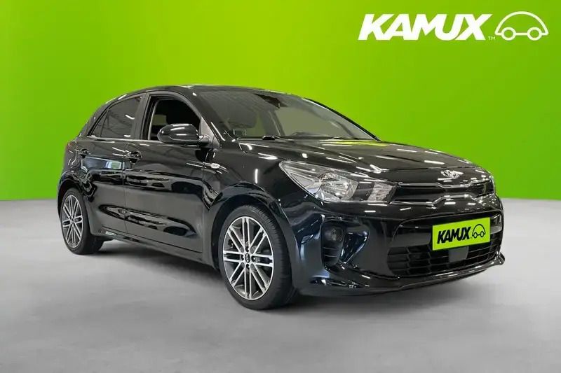 Svart Begagnad 2017 Kia Rio Halvkombi | 159 800 kr (Marknadspris) - Bild 1/4