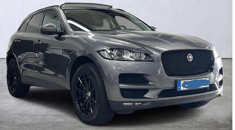 Grå Begagnad 2019 Jaguar F-Pace R-Sport SUV | 280 000 kr - Bild 1/4