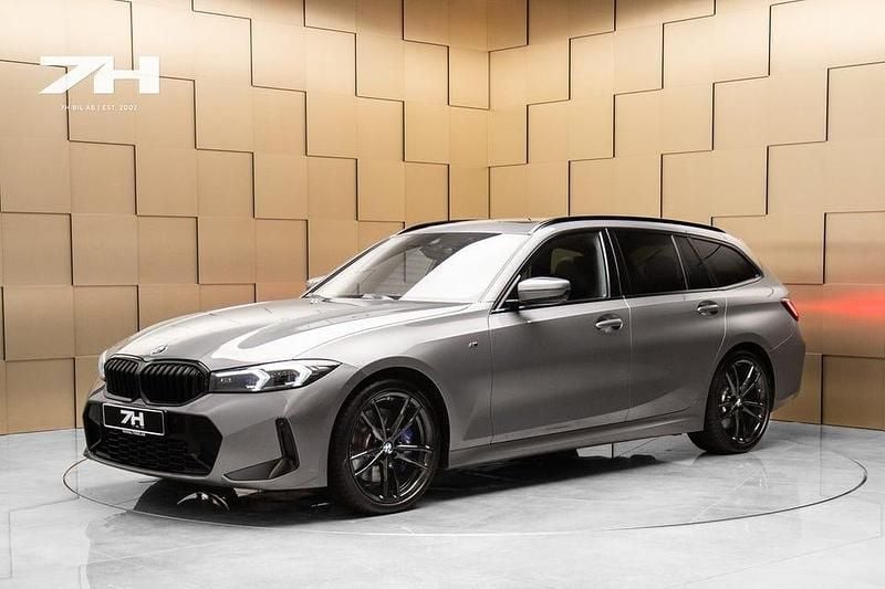 Skyscraper grå metallic Begagnad 2023 BMW 330 M Sport Kombi | 479 900 kr - Bild 1/4