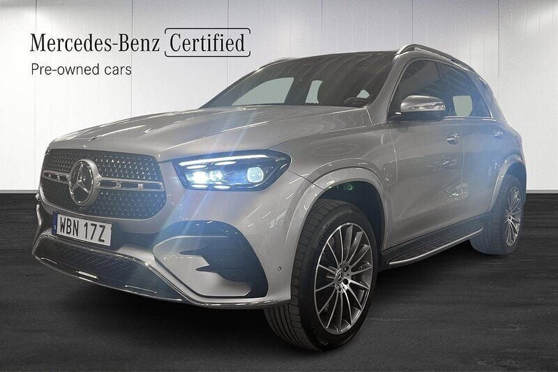Silver Begagnad 2024 Mercedes GLE350e AMG SUV | 939 000 kr (Bra pris) - Bild 1/4