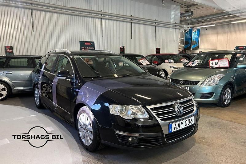 Svart Begagnad 2010 VW Passat R-line Kombi | 79 900 kr - Bild 1/3