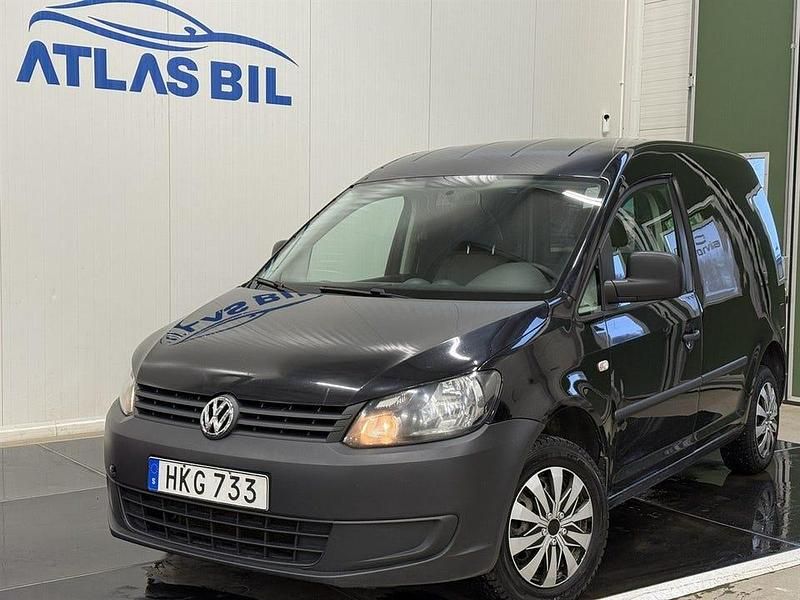 Svart Begagnad 2014 VW Caddy Minibuss | 59 900 kr (Marknadspris) - Bild 1/4